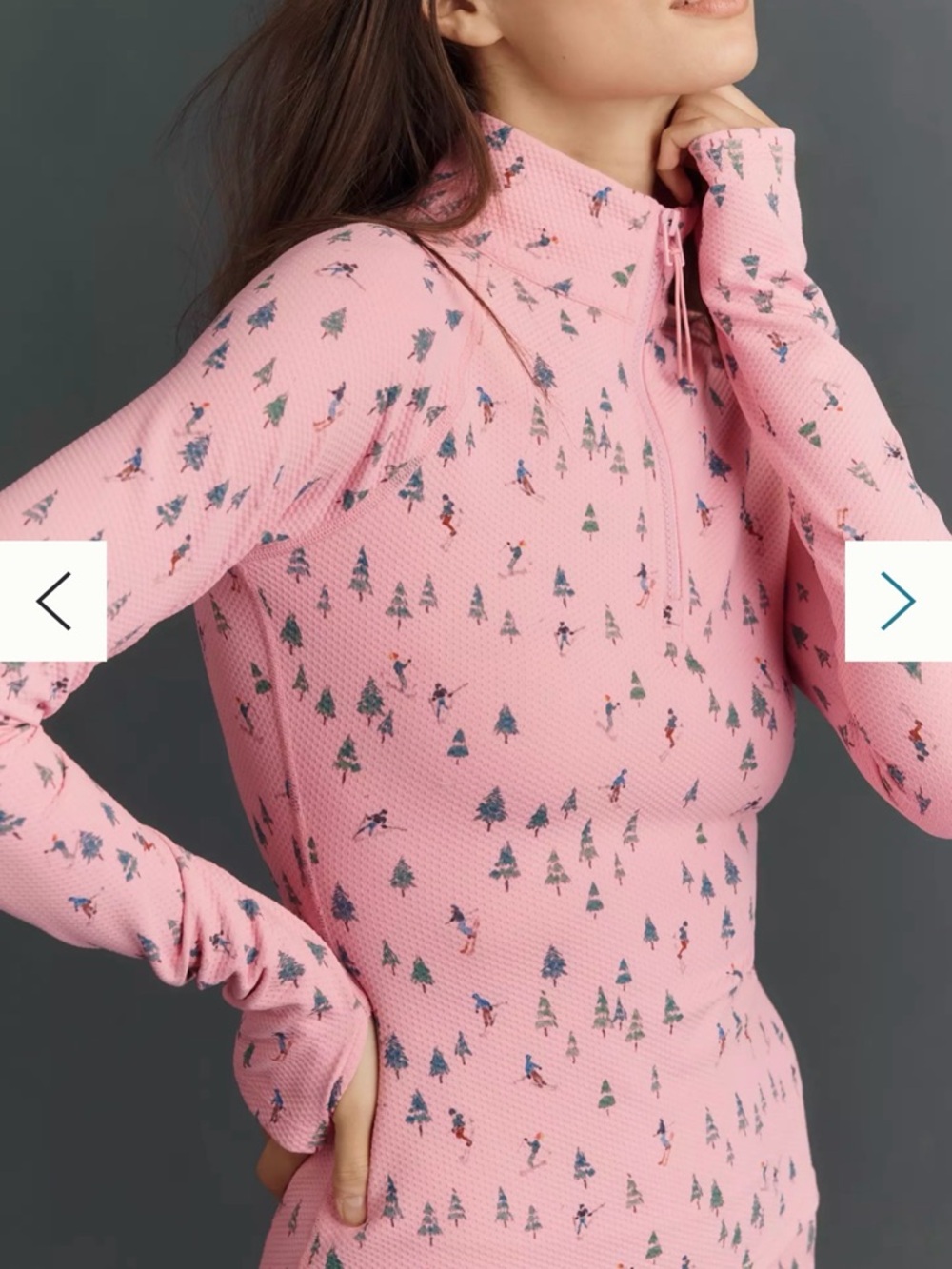 Beach Riot kamara long sleeve half zip